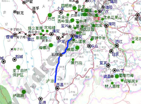 YaxiExpresswayMap